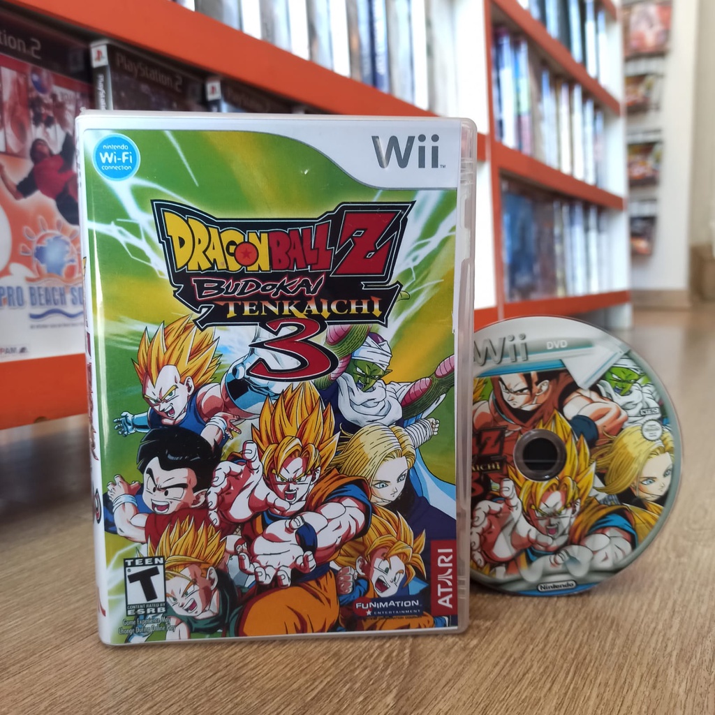 DRAGON BALL Z BUDOKAI TENKAICHI 3 OFICIAL DE NINTENDO WII DUBLADO