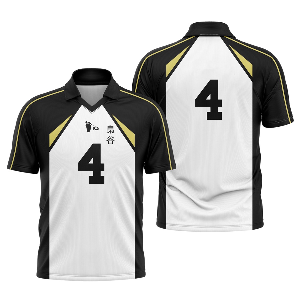 Camisa Uniforme Premium Furokodani Anime Haikyuu - ESCOLHA SEU NOME E NÚMERO (PERSONALIZÁVEL)