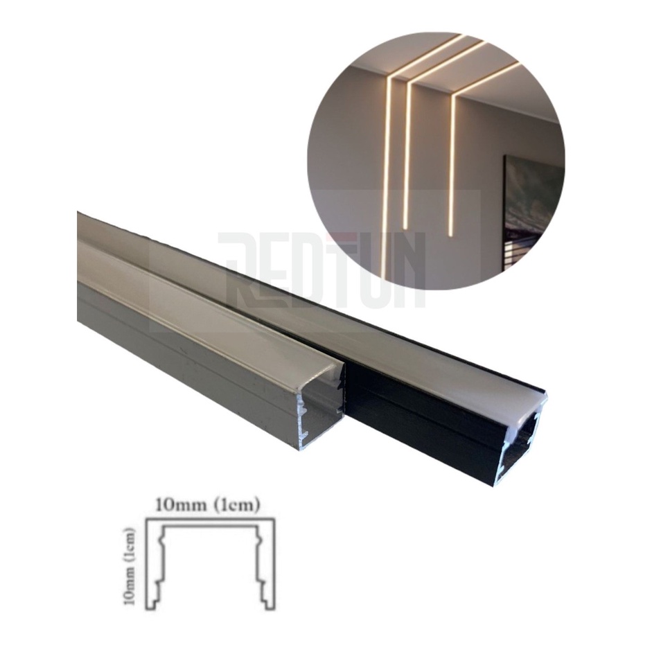 Perfil Sobrepor 12mm 1 Metro Para Fita Led Parede Teto Sanca ENVIO ...