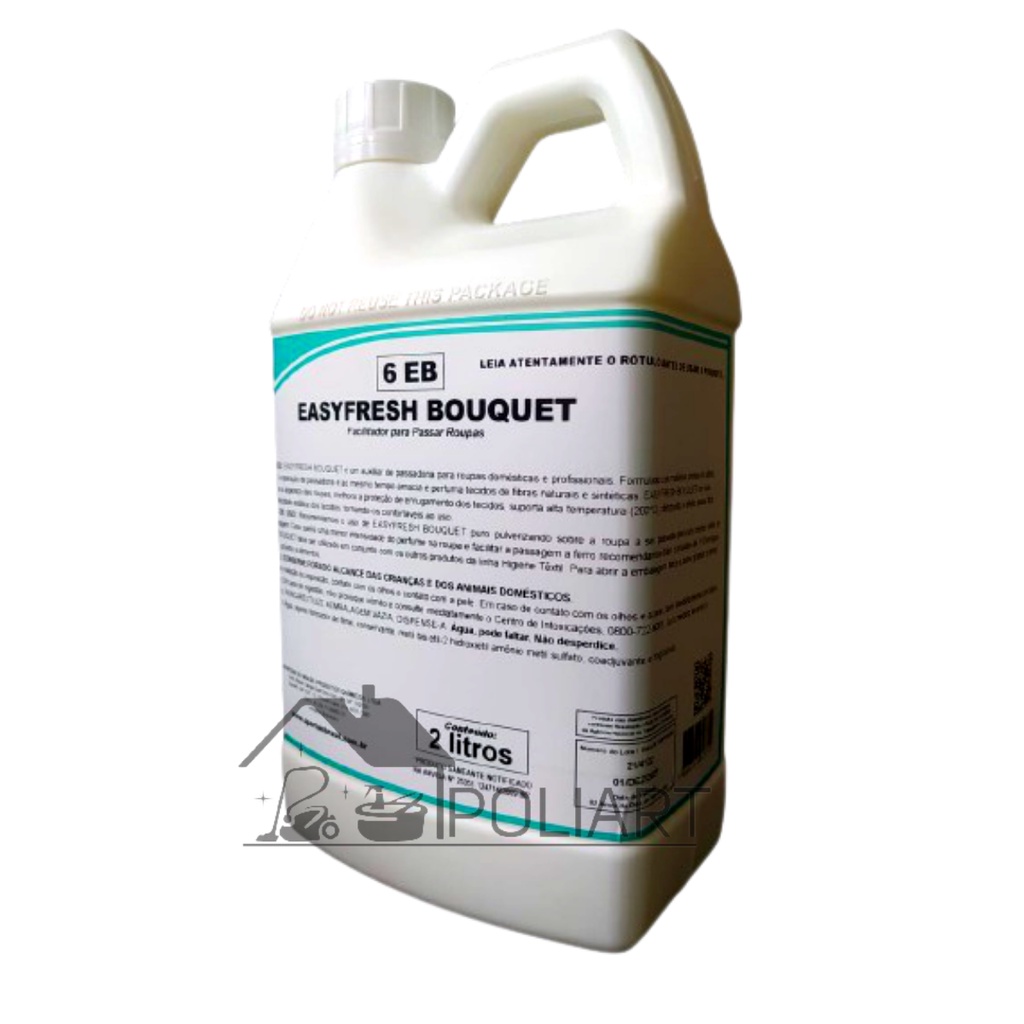 Facilitador De Passar Roupas Easyfresh Bouquet Spartan 2l - ENVIO IMEDIATO BARATO