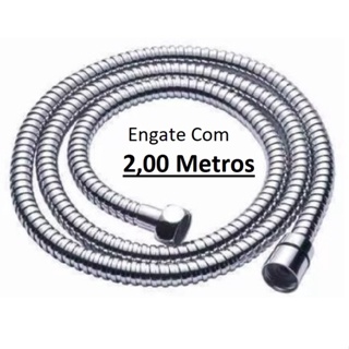 Engate Mangueira Flexivel 2,00m Ducha Higienica Chuveiro
