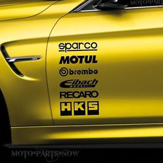 Kit Adesivos Carro Rebaixado Tuning Fixa com 6 adesivos