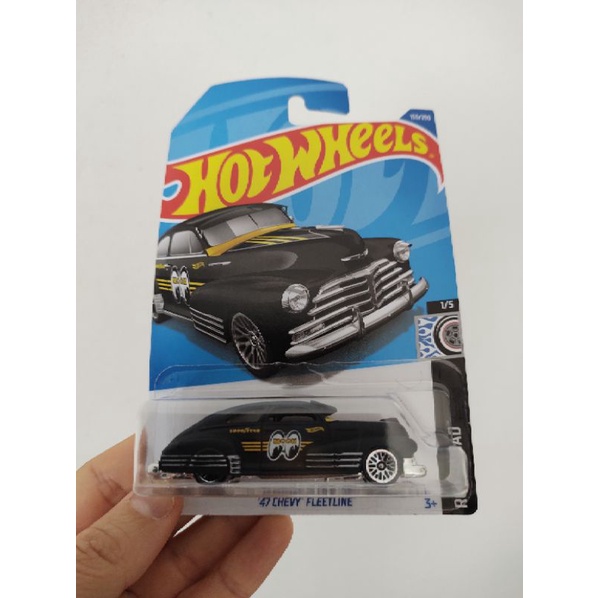 Hot Wheels 47 Chevy Fleetline Mooneyes Preto