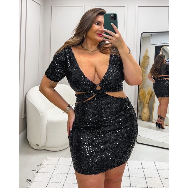 Roupas para balada a noite store plus size