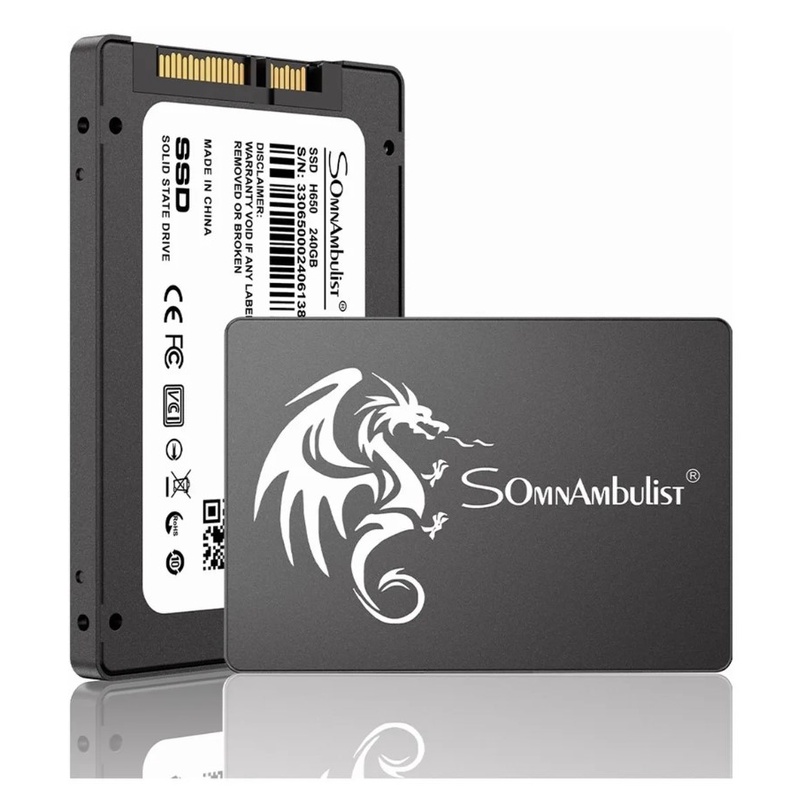 SSD Disco Sólido Interno Somnambulist H650 Dragon 240gb