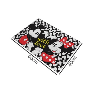 Tapete Para Porta Divertido Mickey Minnie With Love 4060