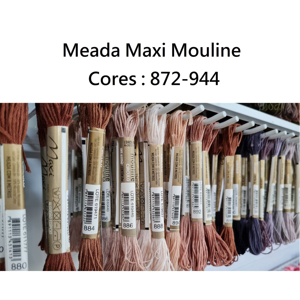 Meada Mouliné DMC Art.117 - Cores da Página 3 do Catálogo