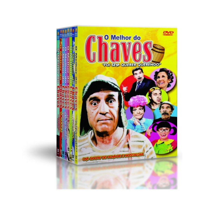 Box DVD O Melhor de Chaves (8 Volumes) | Shopee Brasil