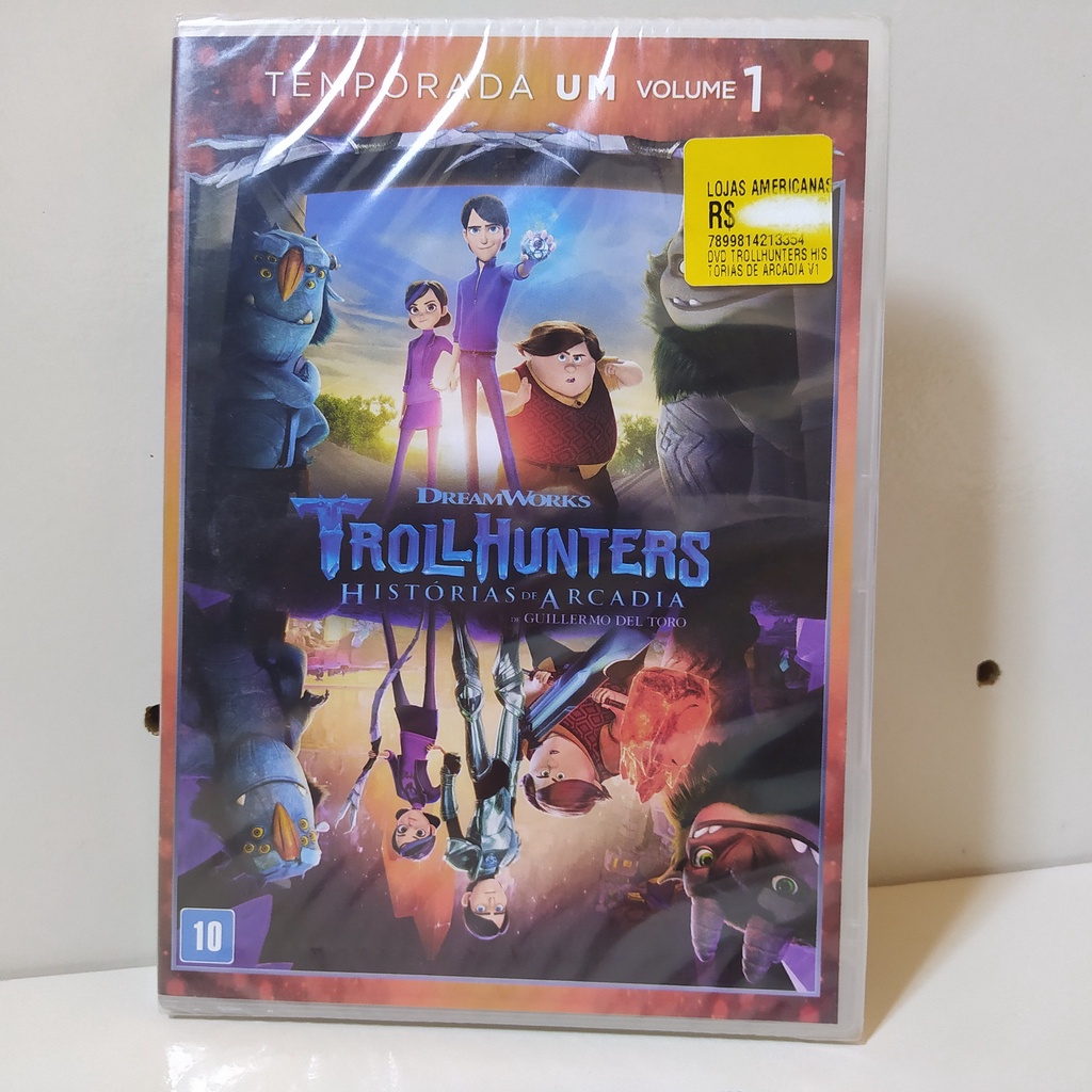 Dvd Trollhunters Histórias de Arcadia (Lacrado) Shopee Brasil
