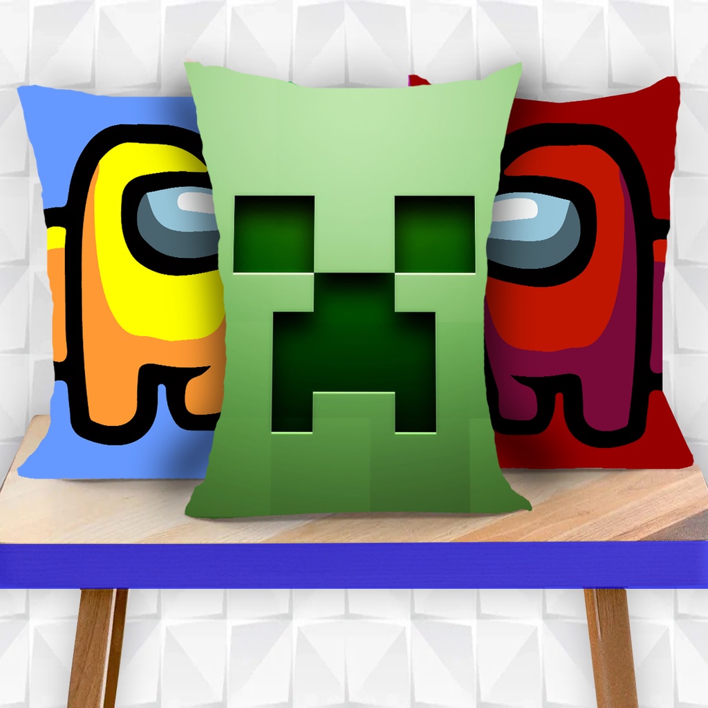 Almofada Cubo Creeper Minecraft - Loja Happy Nerd