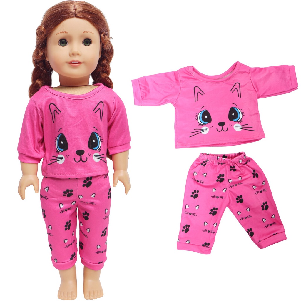 Roupa Para Boneca American Girl Our Generation Adora Bebê Reborn Baby Alive  Roupinha Com Acessório 08