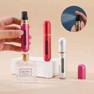 Mini Aromatizador de Perfume Spray Frasco Recarregável 5ml