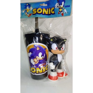 Boneco Sonic Azul Vermelho Preto Rosa Amarelo Knucles Shadow