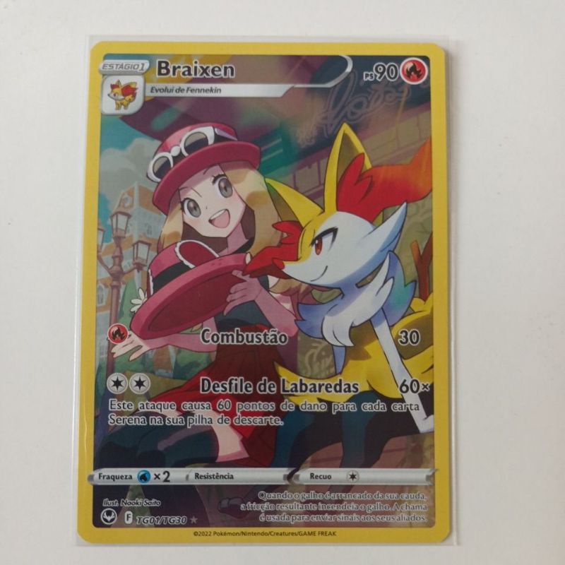 Pokémon Braixen TG01/TG30 Silver Tempest Trainer Gallery | Kaufen Auf