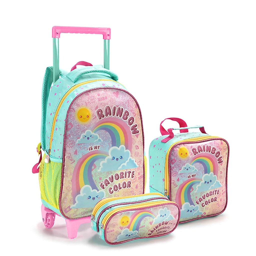 Unids/set Mochila Mueble Para Niñas Niños Con Ruedas De Rodillos