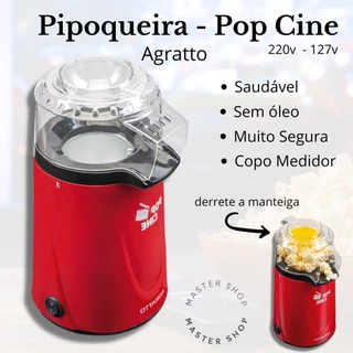 Pipoqueira POP CINE - com dosador - Agratto