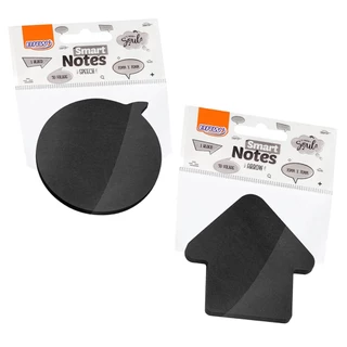 Bloco Adesivo Smart Notes Preto 70x70 C/50 Folhas Brw em Oferta na Shopee