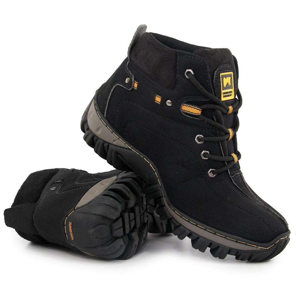 Bota caterpillar best sale adventure preta