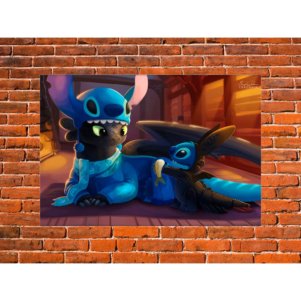Quadrinhos Decorativos - STITCH, BOB ESPONJA, MINIONS, TOY STORY ...