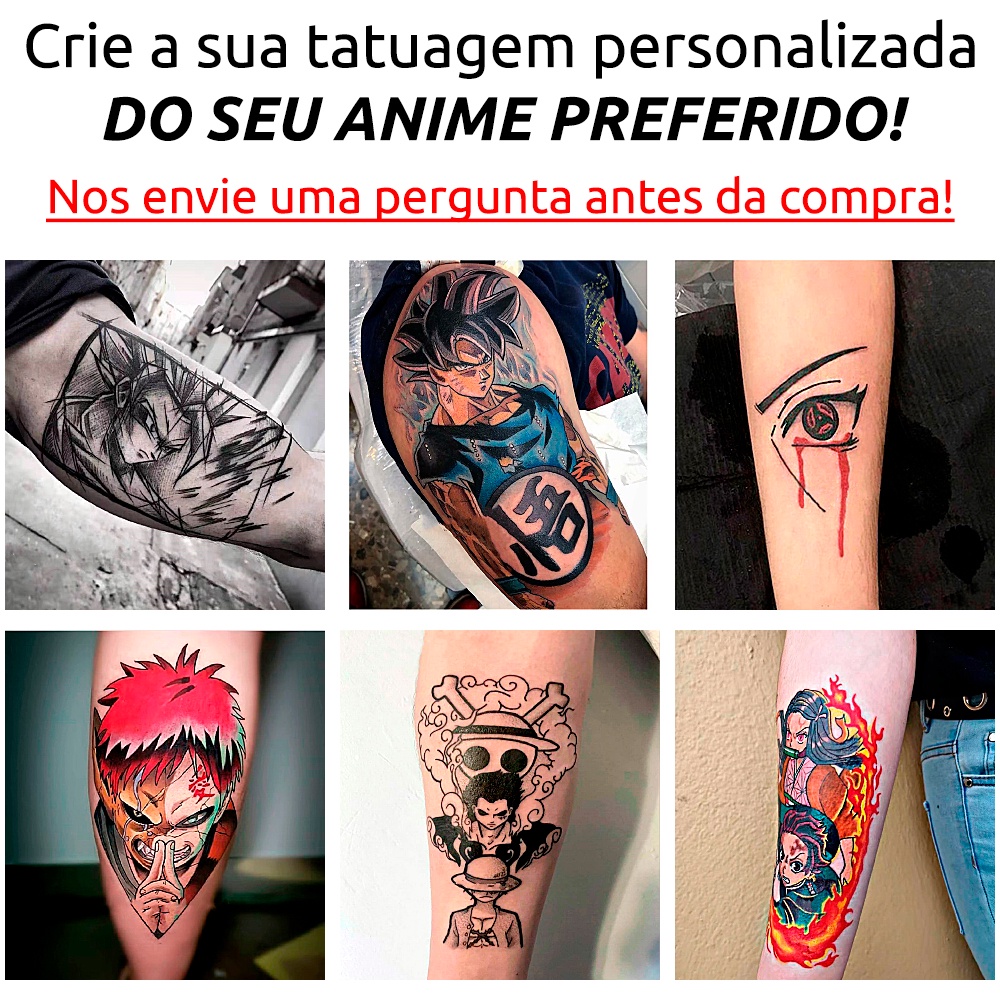 tatuagem de naruto - Compre tatuagem de naruto com envio grátis no  AliExpress version