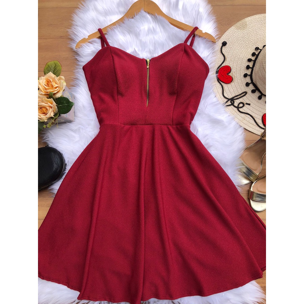 Vestido hot sale rodado alcinha