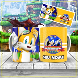 Copo Caneca Sonic com Personagem Sonic Vermelho de Plástico, Canequinha  Sonic Nunca Usado 84392849