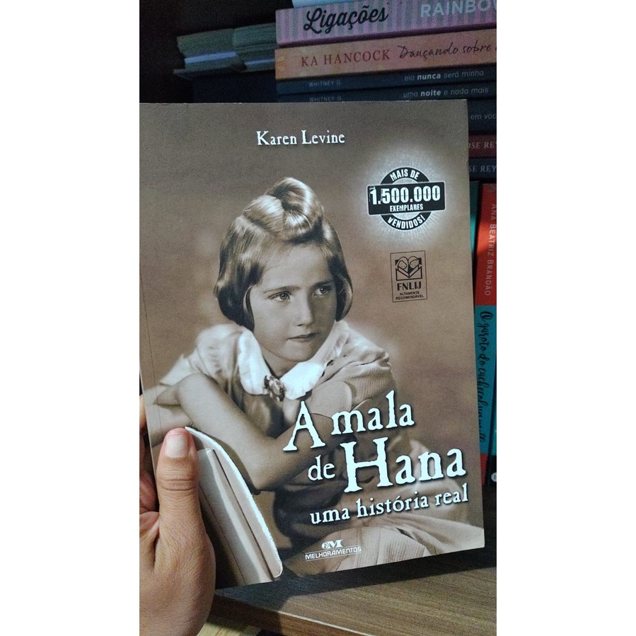 A mala de hana uma historia real livro capa comum autor karen levine ...