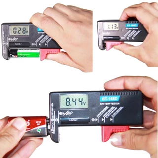 Testador Digital De Pilhas Baterias Normal Alcalina Recarregável Botão AAA AA B C D
