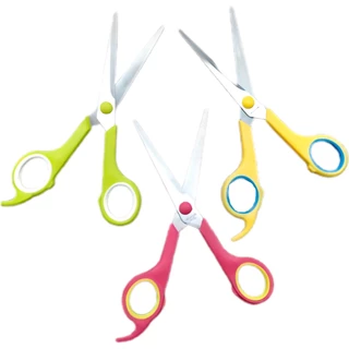 Tesoura Multiuso Escolar Colorida 14cm Aço Inox K-605 em Oferta na Shopee