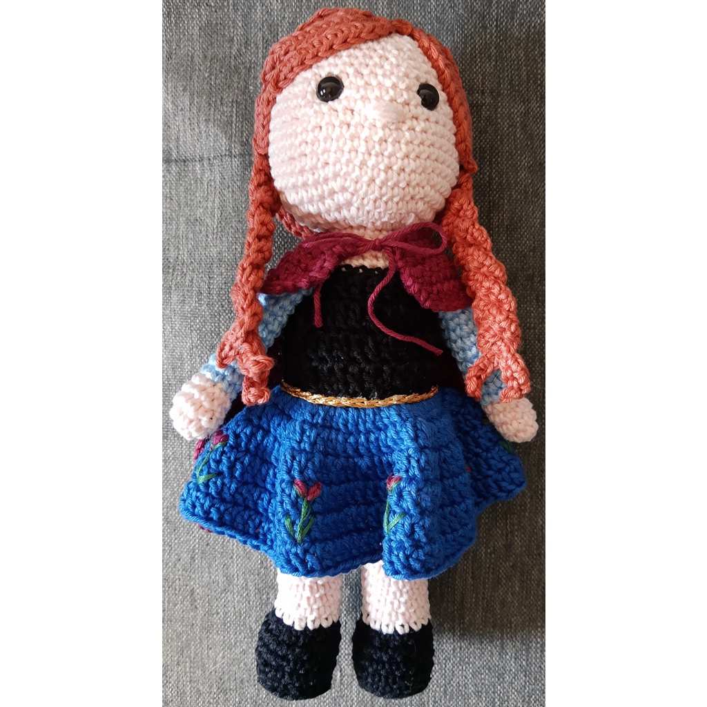 Anna frozen hot sale rag doll