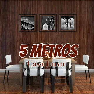 Papel de Parede Madeira Tabaco 5 METROS x 45CM AutoColante
