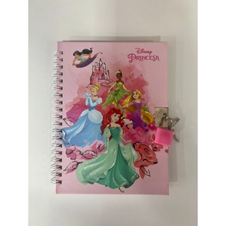 Diário Infantil Princesas Disney Capa Dura com Cadeado VMP