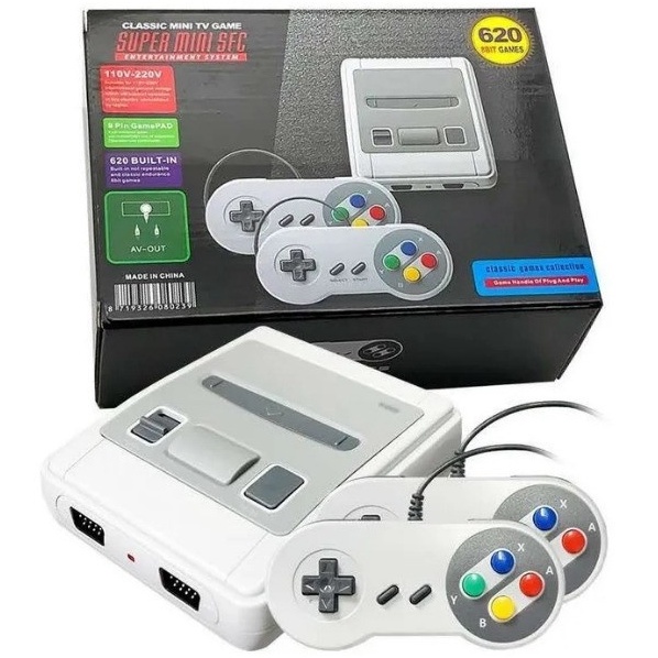 Classic Games Console with 620 Games Built in and 2 Controllers