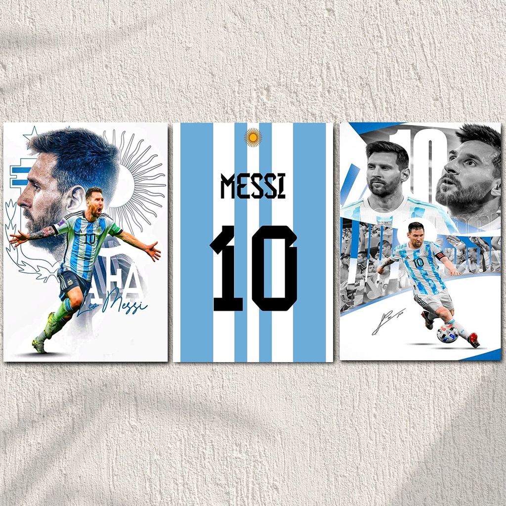 Quadro neymar messi cristiano ronaldo futebol decoracao