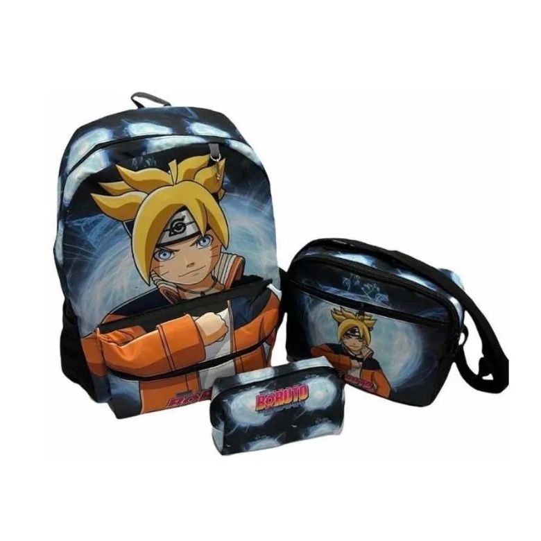 Toalha de rosto infantil escolar simples Naruto Shippuden akatsuki sasuke  kakashi