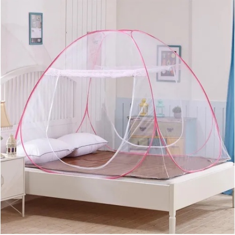 Mosquiteiro Tenda Cama King Dobrável Pratico e portátil 1.5cm*2.0cm 1.8cmX2.0cm