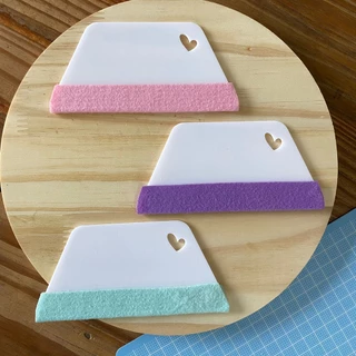 (6 e 14cm) - Espátula com Feltro para aplicação / vinil adesivo / papeis