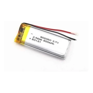 Bateria 802050 C/ 800mah 8mmx20mmx50mm 2 Fios 3,7v -