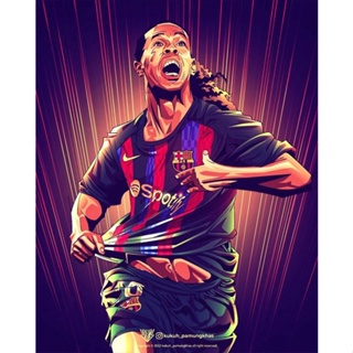 Quadro de Ronaldinho Gaúcho (R10) - QuadriLouco