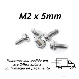 Parafuso Máquina Panela Phillips Inox M2 X 5mm