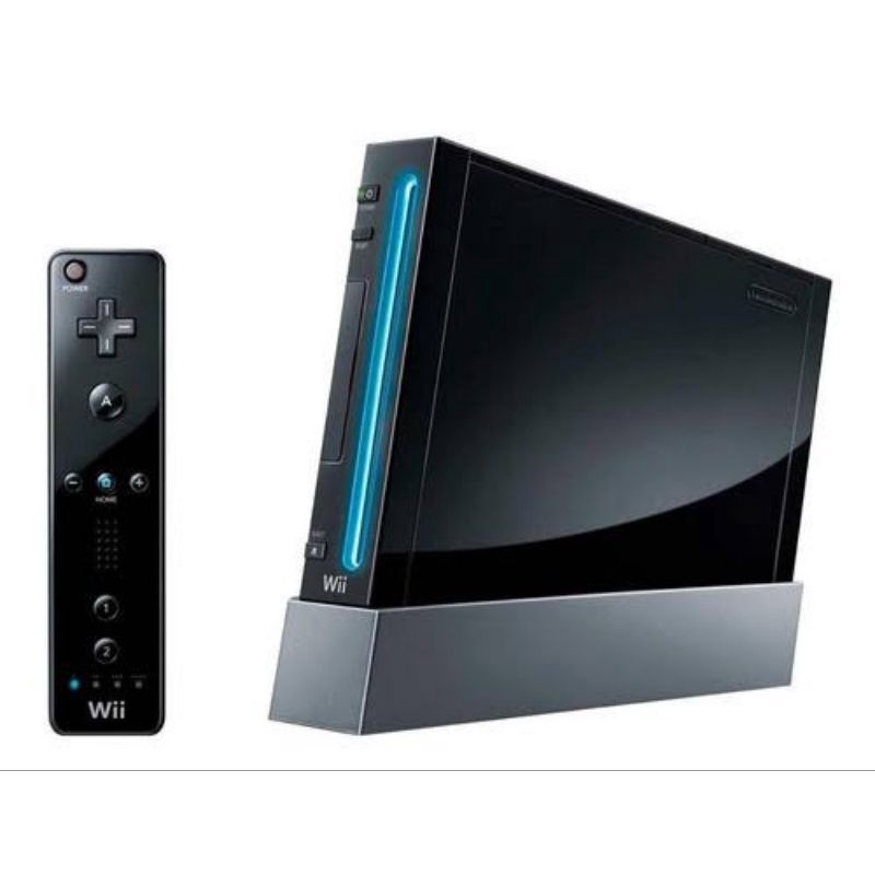 Nintendo Wii Preto Desbloqueado Shopee Brasil