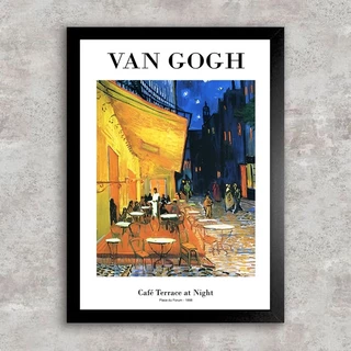 Quadro Van Gogh Minimalista Decoração Pra Casa - PROMOÇÂO