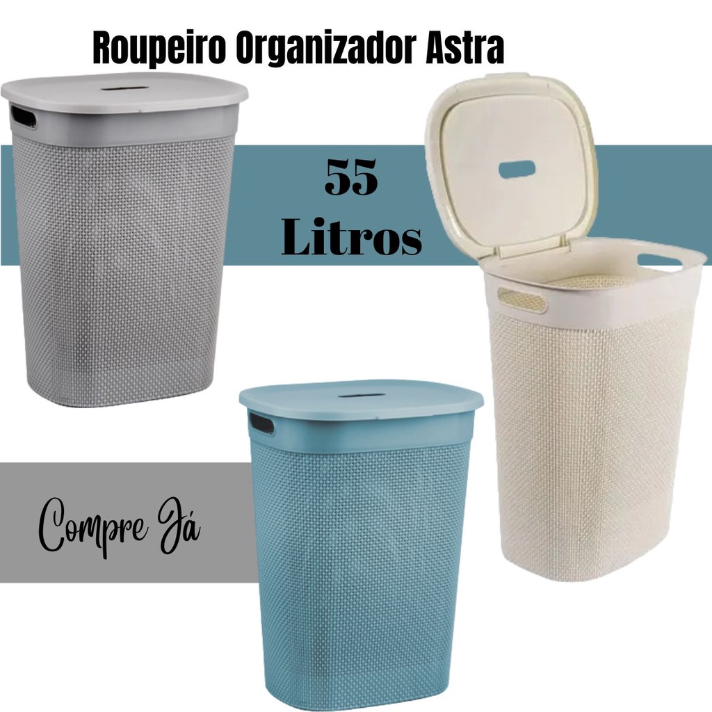 Cesto Organizador De Roupas Roupeiro L Astra Shopee Brasil