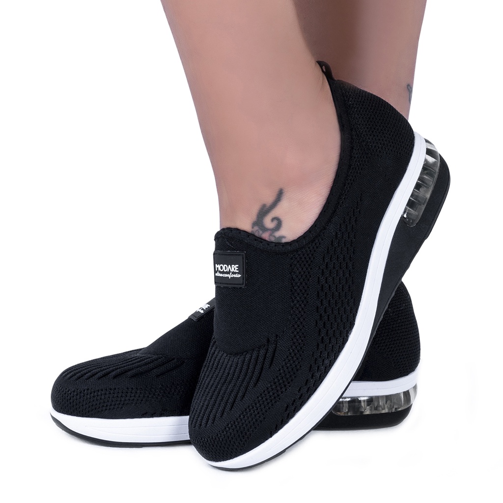 Sapato Modare Feminino Salto Baixo Grosso Mocassim Ultraconforto Macio  7373.109