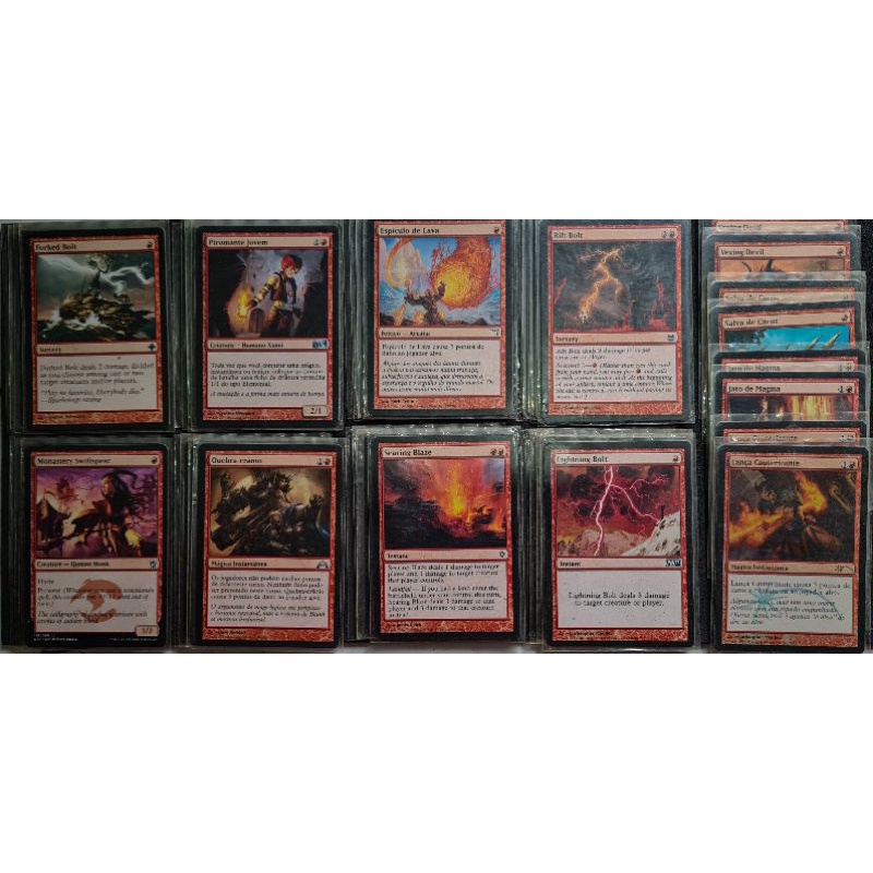 Mono Red Burn deck Magic the Gathering (MTG) | Shopee Brasil