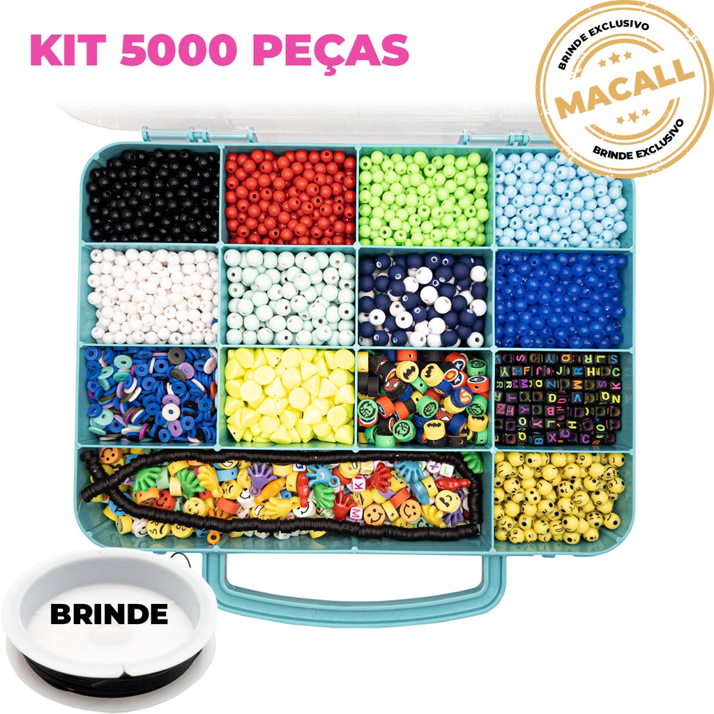 Aquabeads Kit Completo Para Criar Chaveiros Com 1400 Beads