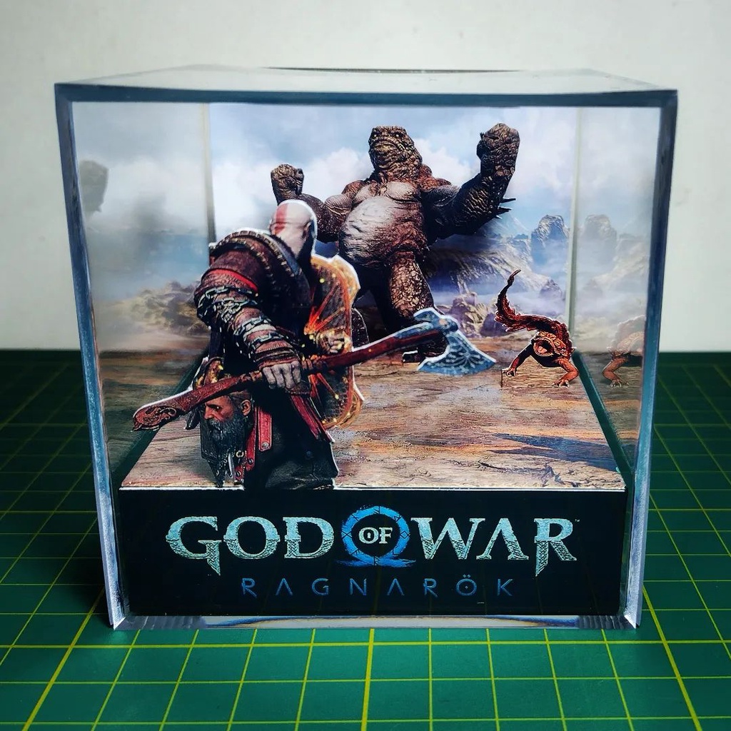 Cubo Diorama - God of War Ragnarok