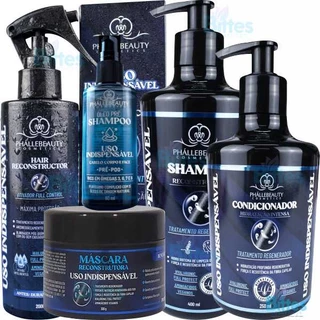 Kit Uso Indispensável Phállebeauty Cosmetics Reconstrução Capilar