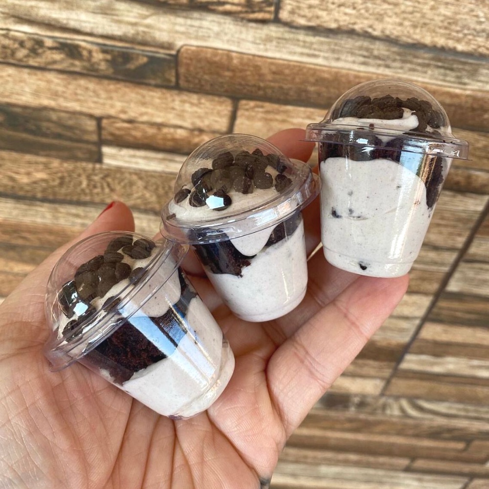 50 Mini Copo Bolha para Doce de Colher 25 ml | Shopee Brasil