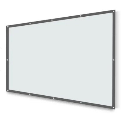 tela para projetor borda cinza telao grande 120 polegadas promoçao